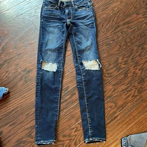 American Eagle Super Stretch 00 Dark Wash , Never Worn